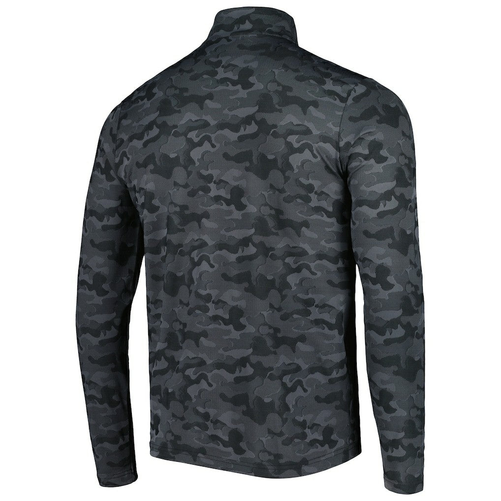 Atlanta Falcons Antigua Brigade Quarter-Zip Sweatshirt - Black - NFL