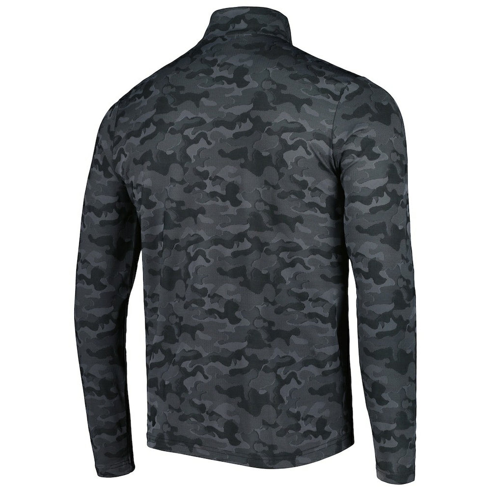 Atlanta Falcons Antigua Brigade Quarter-Zip Sweatshirt - Black - NFL