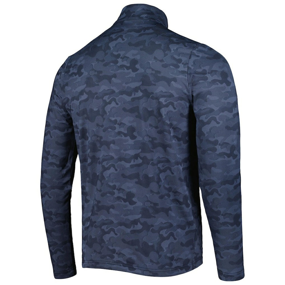 Chicago Bears Antigua Brigade Quarter-Zip Sweatshirt - Navy - NFL