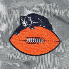 Chicago Bears Antigua Brigade Throwback Quarter-Zip Top - Gray - NFL