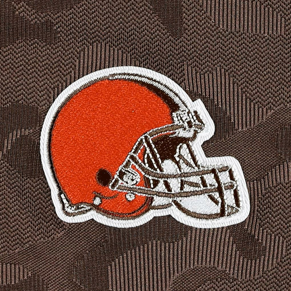 Cleveland Browns Antigua Brigade Quarter-Zip Sweatshirt - Brown - NFL
