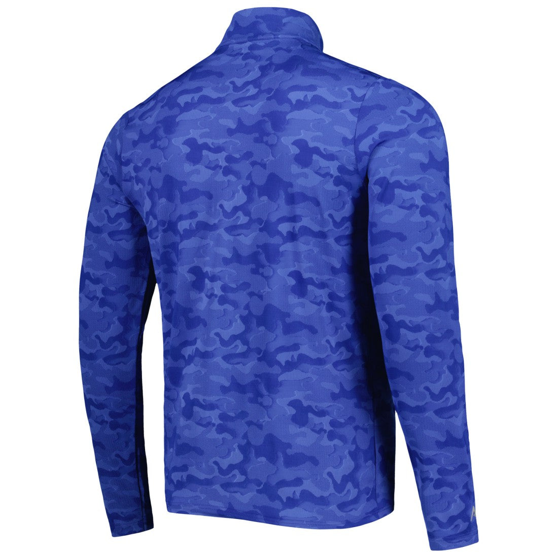 Denver Broncos Antigua Brigade Throwback Quarter-Zip Top - Royal - NFL