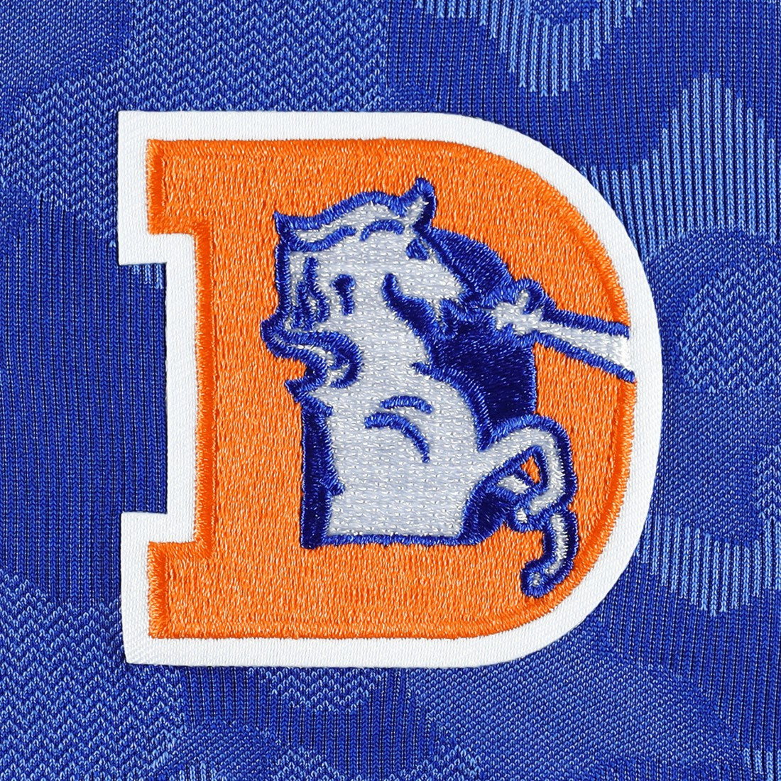 Denver Broncos Antigua Brigade Throwback Quarter-Zip Top - Royal - NFL