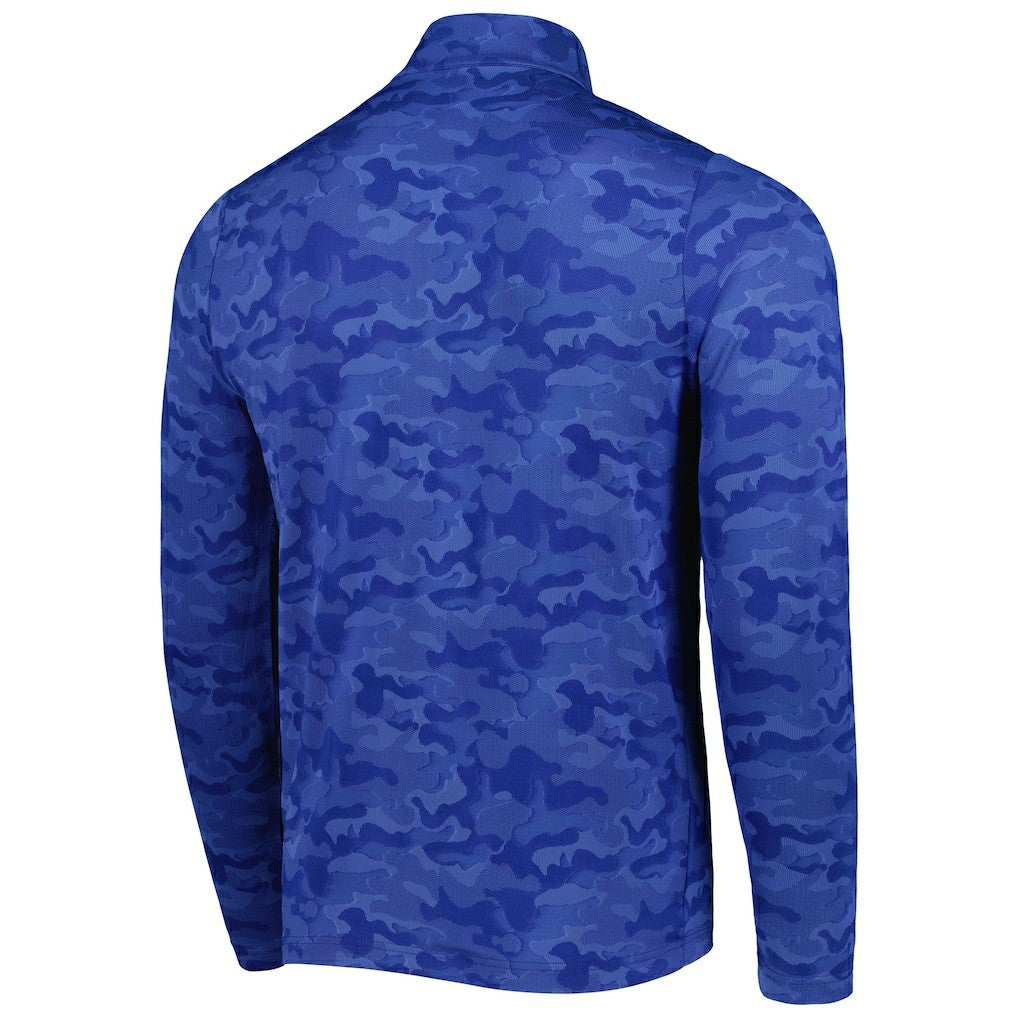 Indianapolis Colts Antigua Brigade Quarter-Zip Sweatshirt - Royal - NFL
