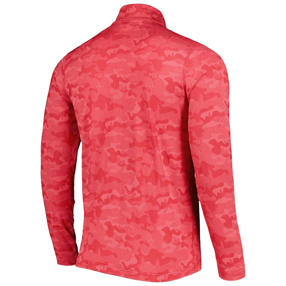 Kansas City Chiefs Antigua Brigade Quarter-Zip Sweatshirt - Red - NFL
