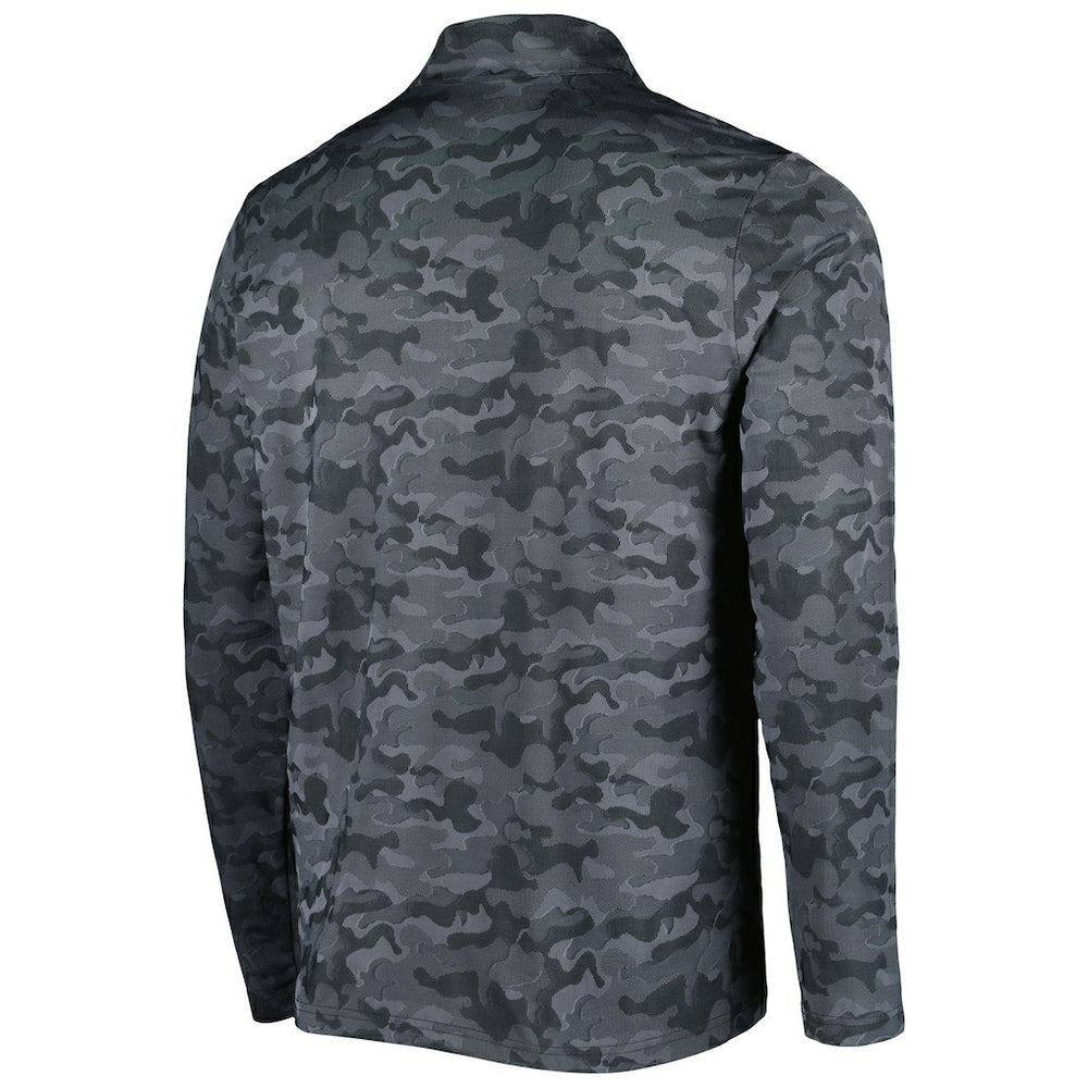 Pittsburgh Steelers Antigua Brigade Quarter-Zip Sweatshirt - Black - NFL