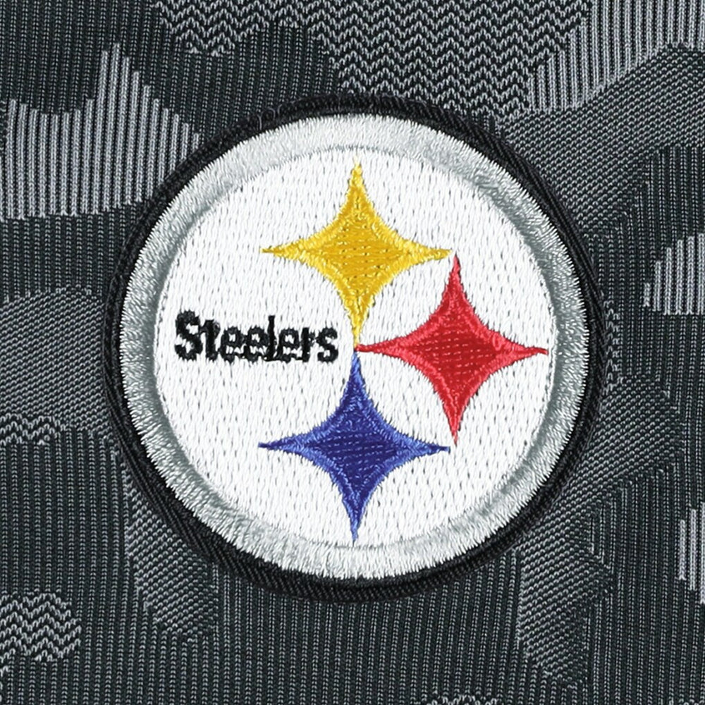 Pittsburgh Steelers Antigua Brigade Quarter-Zip Sweatshirt - Black - NFL