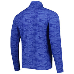 Seattle Seahawks Antigua Brigade Throwback Quarter-Zip Top - Royal - NFL