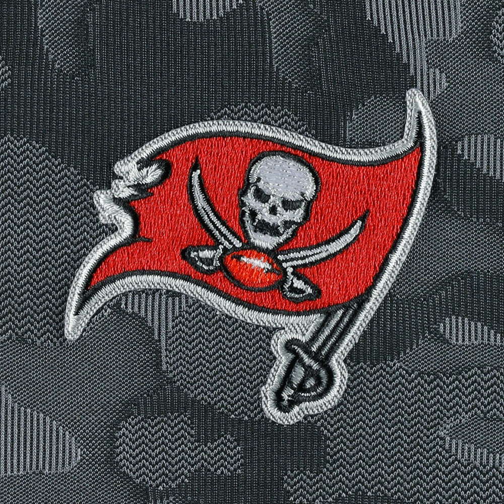 Tampa Bay Buccaneers Antigua Brigade Quarter-Zip Sweatshirt - Black - NFL