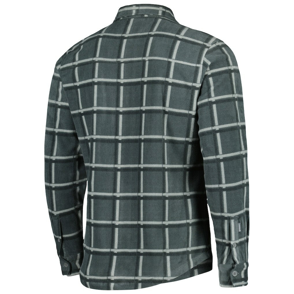 Green Bay Packers Antigua Industry Flannel Button-Up Shirt Jacket - Gray - NFL