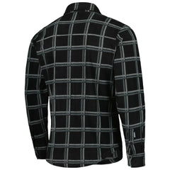 Pittsburgh Steelers Antigua Industry Flannel Button-Up Shirt Jacket - Black - NFL