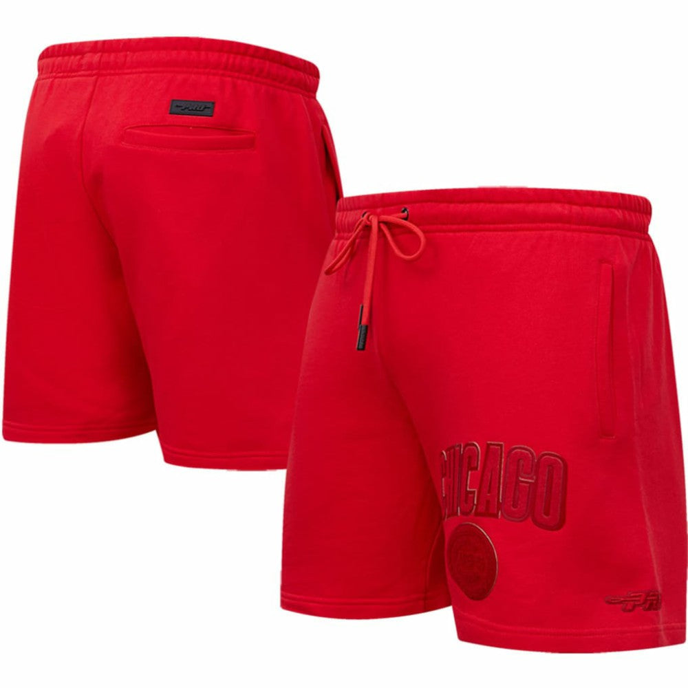 Chicago Cubs Pro Standard Triple Red Classic Shorts Discount