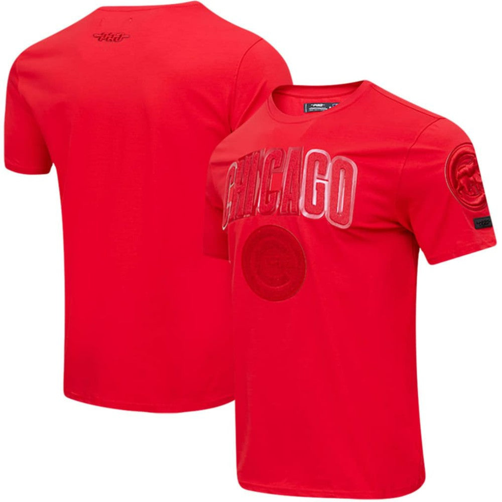 Chicago Cubs Pro Standard Classic Triple Red T-Shirt Discount