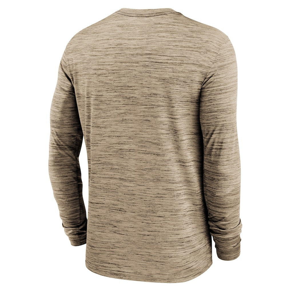 Cleveland Browns Sideline Team Velocity Performance Long Sleeve T-Shirt - Brown - Nike