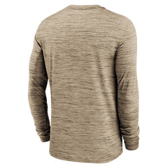 Cleveland Browns Sideline Team Velocity Performance Long Sleeve T-Shirt - Brown - Nike