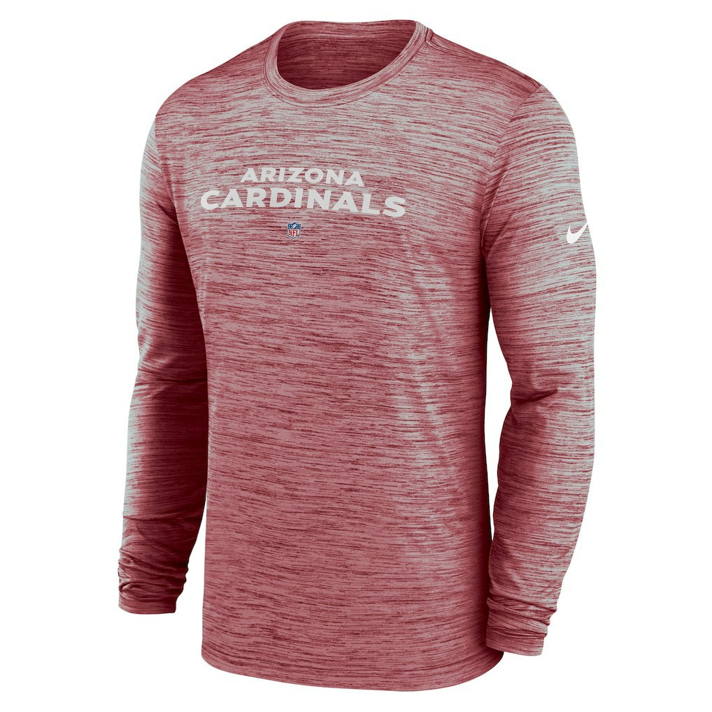 Arizona Cardinals Sideline Team Velocity Performance Long Sleeve T-Shirt - Cardinal - Nike