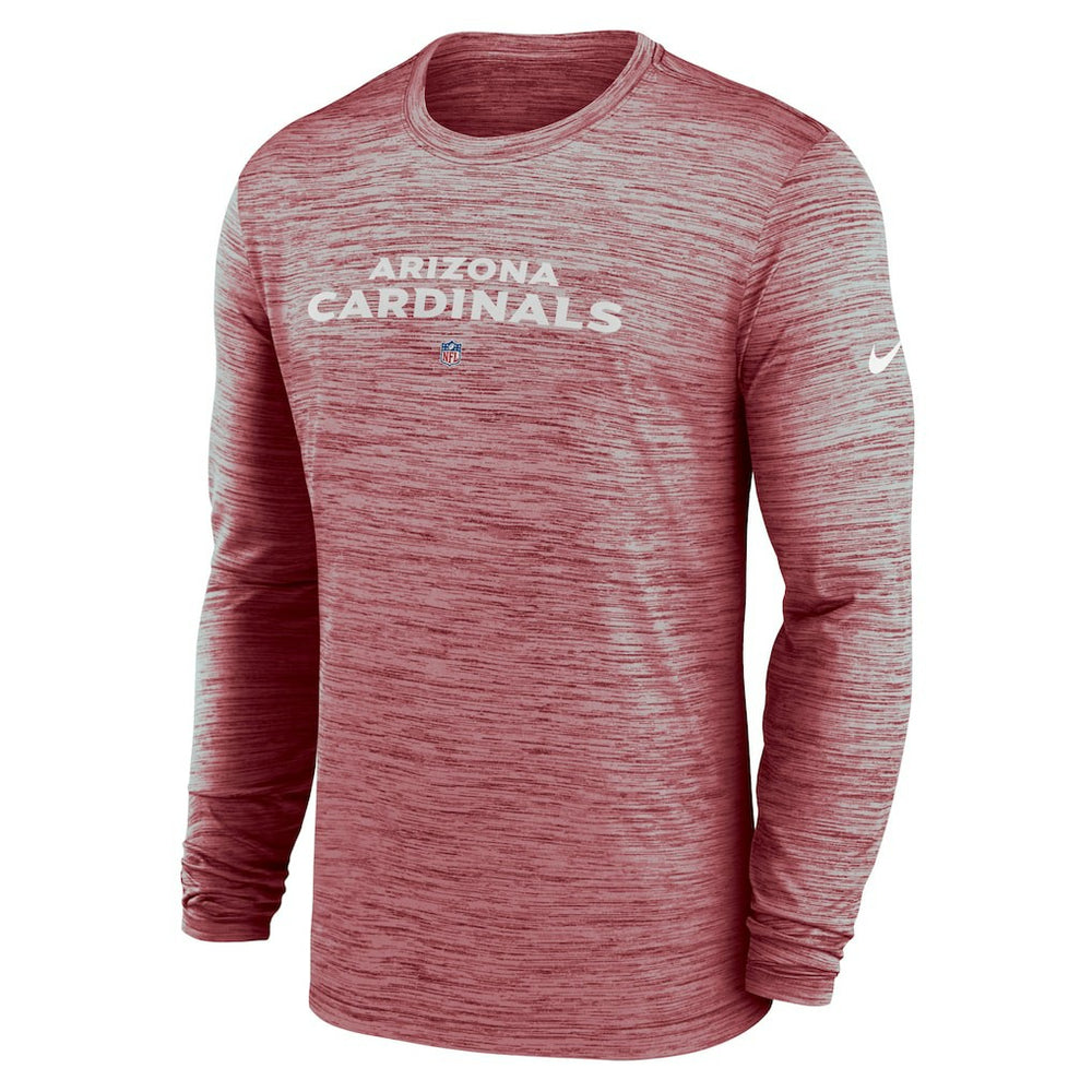 Arizona Cardinals Sideline Team Velocity Performance Long Sleeve T-Shirt - Cardinal - Nike