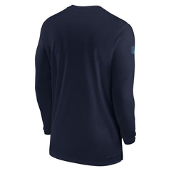 Tennessee Titans Sideline Coach Performance Long Sleeve T-Shirt - Navy - Nike