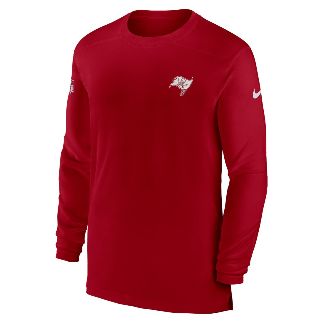 Tampa Bay Buccaneers Sideline Coach Performance Long Sleeve T-Shirt - Red - Nike