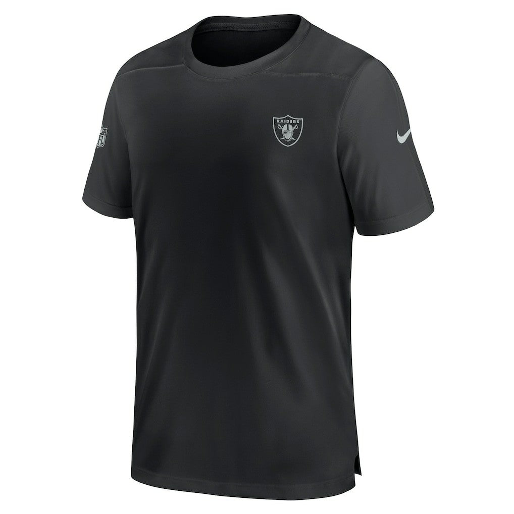 Las Vegas Raiders Sideline Coach Performance T-Shirt - Black - Nike