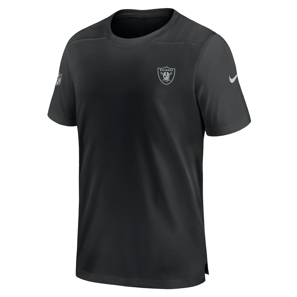 Las Vegas Raiders Sideline Coach Performance T-Shirt - Black - Nike