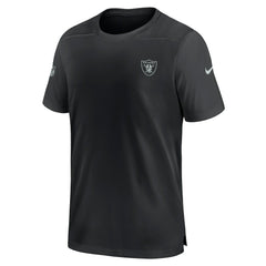 Las Vegas Raiders Sideline Coach Performance T-Shirt - Black - Nike