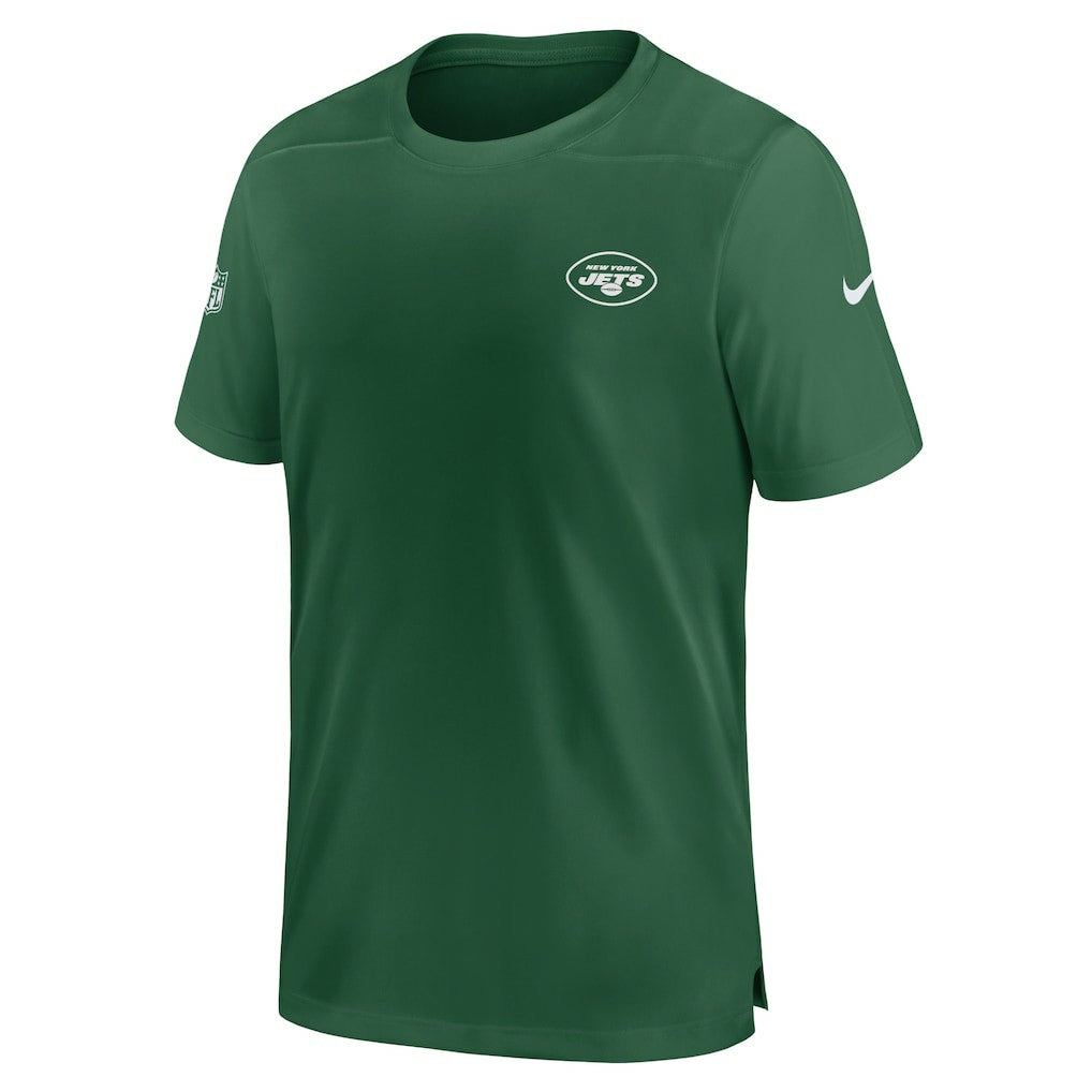 New York Jets Sideline Coach Performance T-Shirt - Green - Nike