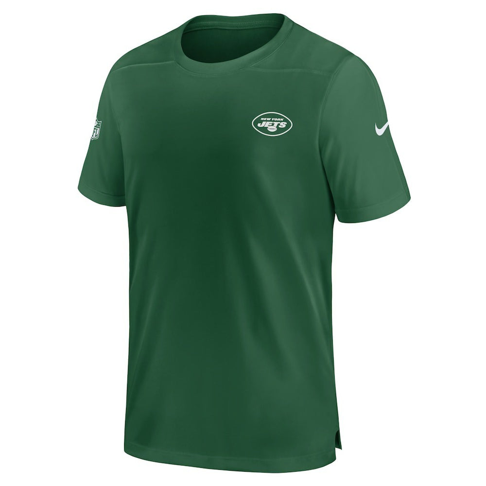 New York Jets Sideline Coach Performance T-Shirt - Green - Nike