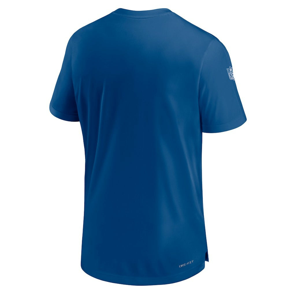 Indianapolis Colts Sideline Coach Performance T-Shirt - Royal - Nike