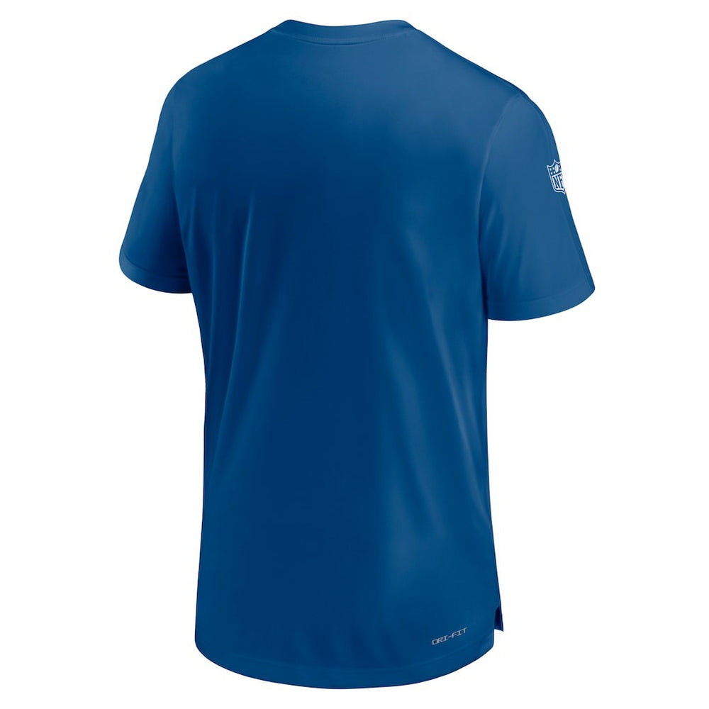 Indianapolis Colts Sideline Coach Performance T-Shirt - Royal - Nike