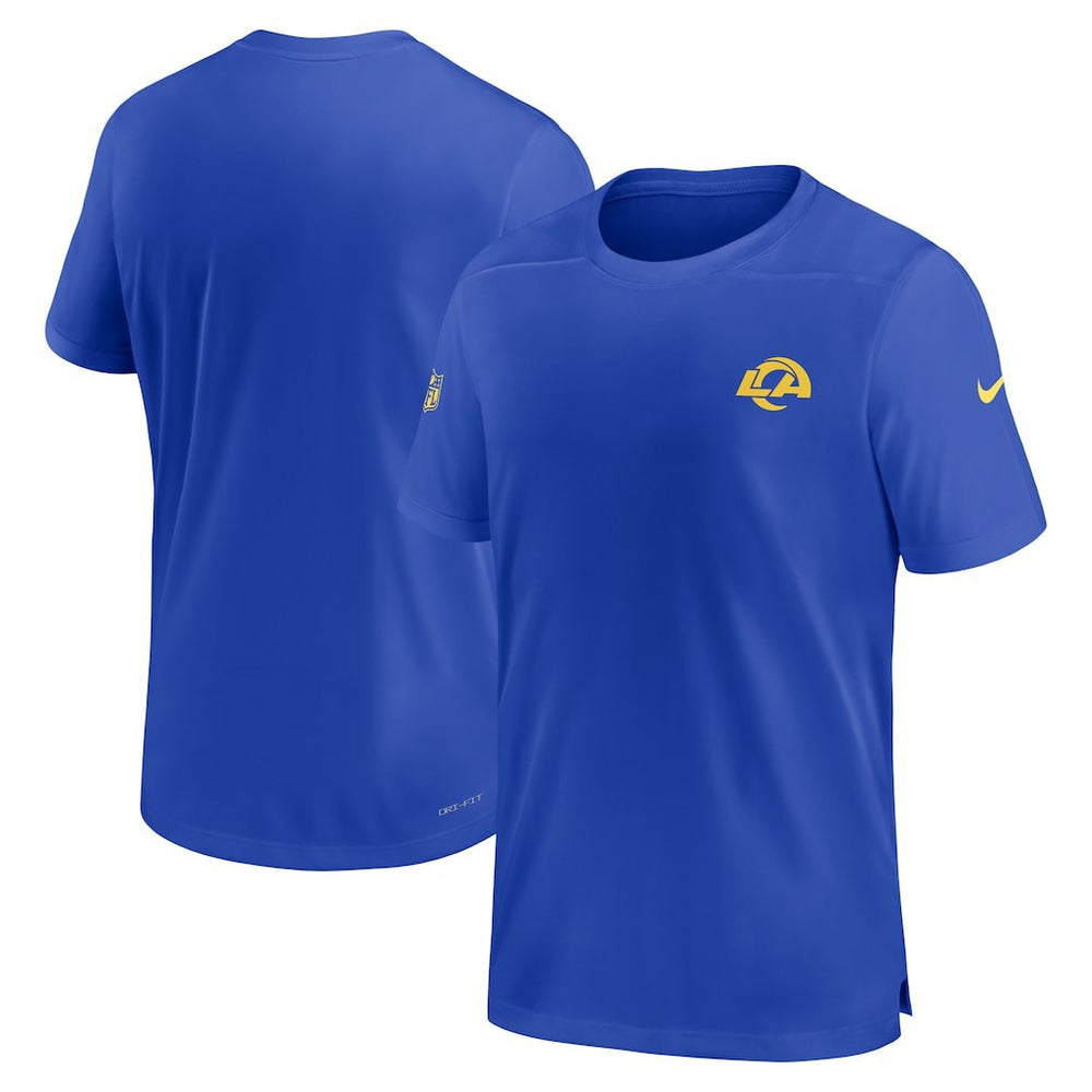 Los Angeles Rams Sideline Coach Performance T-Shirt - Royal - Nike