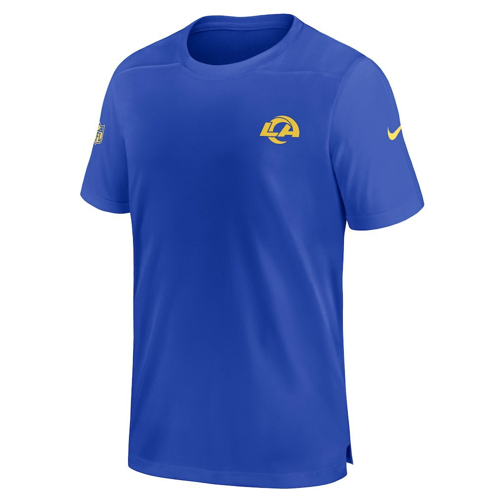 Los Angeles Rams Sideline Coach Performance T-Shirt - Royal - Nike