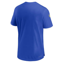 Los Angeles Rams Sideline Coach Performance T-Shirt - Royal - Nike