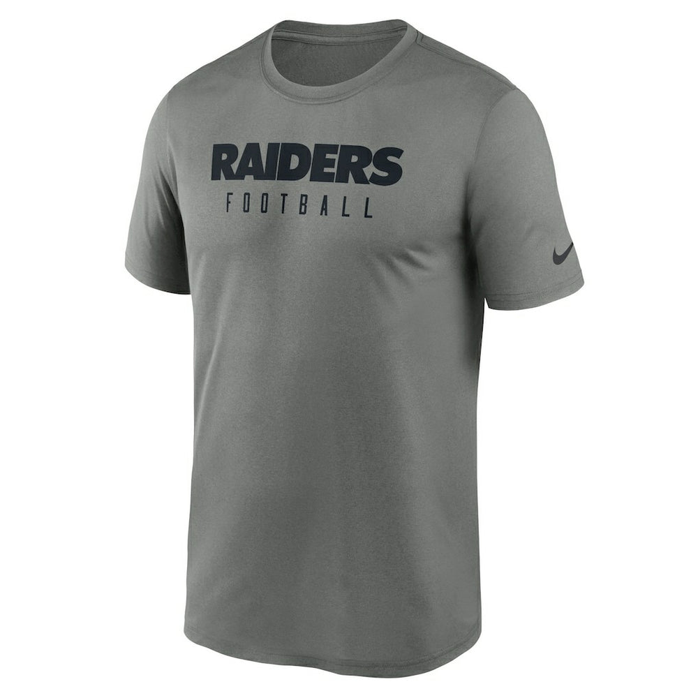 Las Vegas Raiders Sideline Legend Performance T-Shirt - Heather Gray - Nike