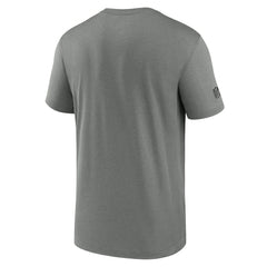 Las Vegas Raiders Sideline Legend Performance T-Shirt - Heather Gray - Nike