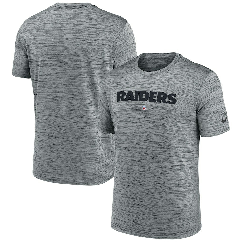 Las Vegas Raiders Velocity Performance T-Shirt - Gray - Nike