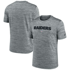 Las Vegas Raiders Velocity Performance T-Shirt - Gray - Nike