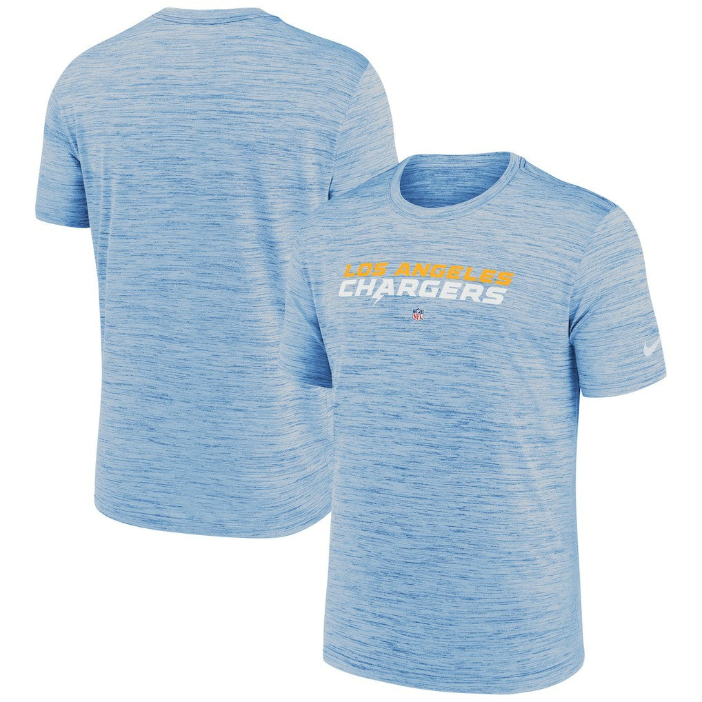 Los Angeles Chargers Velocity Performance T-Shirt - Powder Blue - Nike