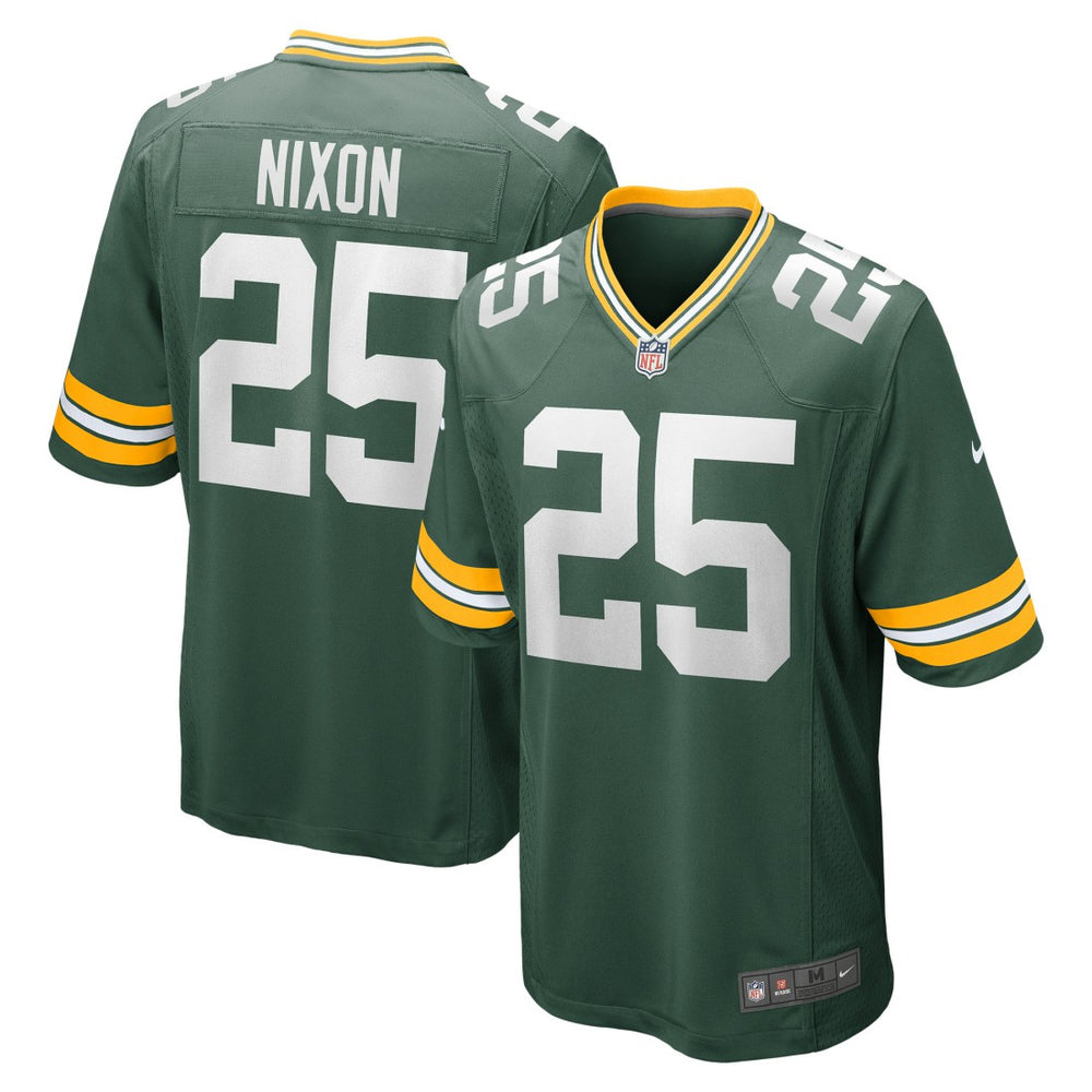 Keisean Nixon Green Bay Packers Game Player Jersey - Green - Nike