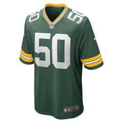 Zach Tom Green Bay Packers Game Player Jersey - Green - Nike