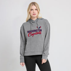 Washington Capitals Fanatics Women's Script Favorite Pullover Hoodie - Heather Gray | Fanatics discount