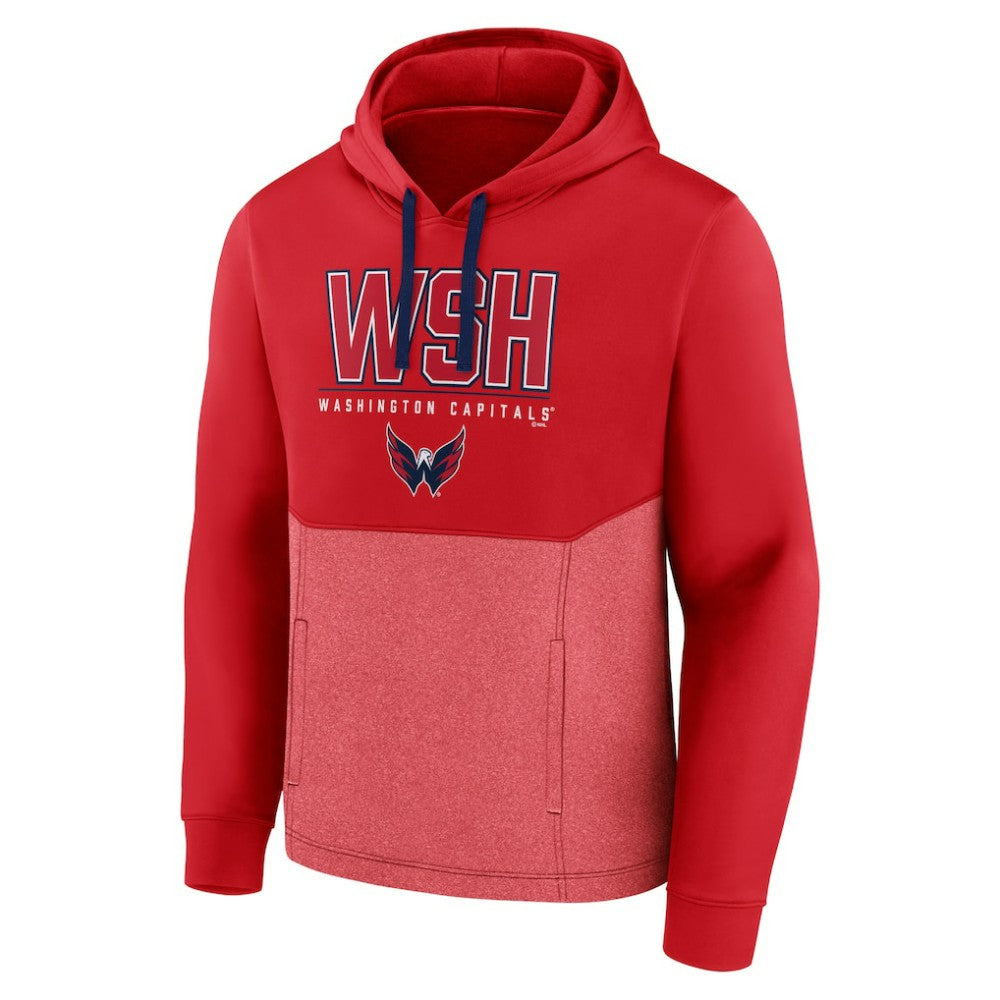 Washington Capitals Fanatics Successful Tri-Blend Pullover Hoodie - Red | Fanatics Clearance