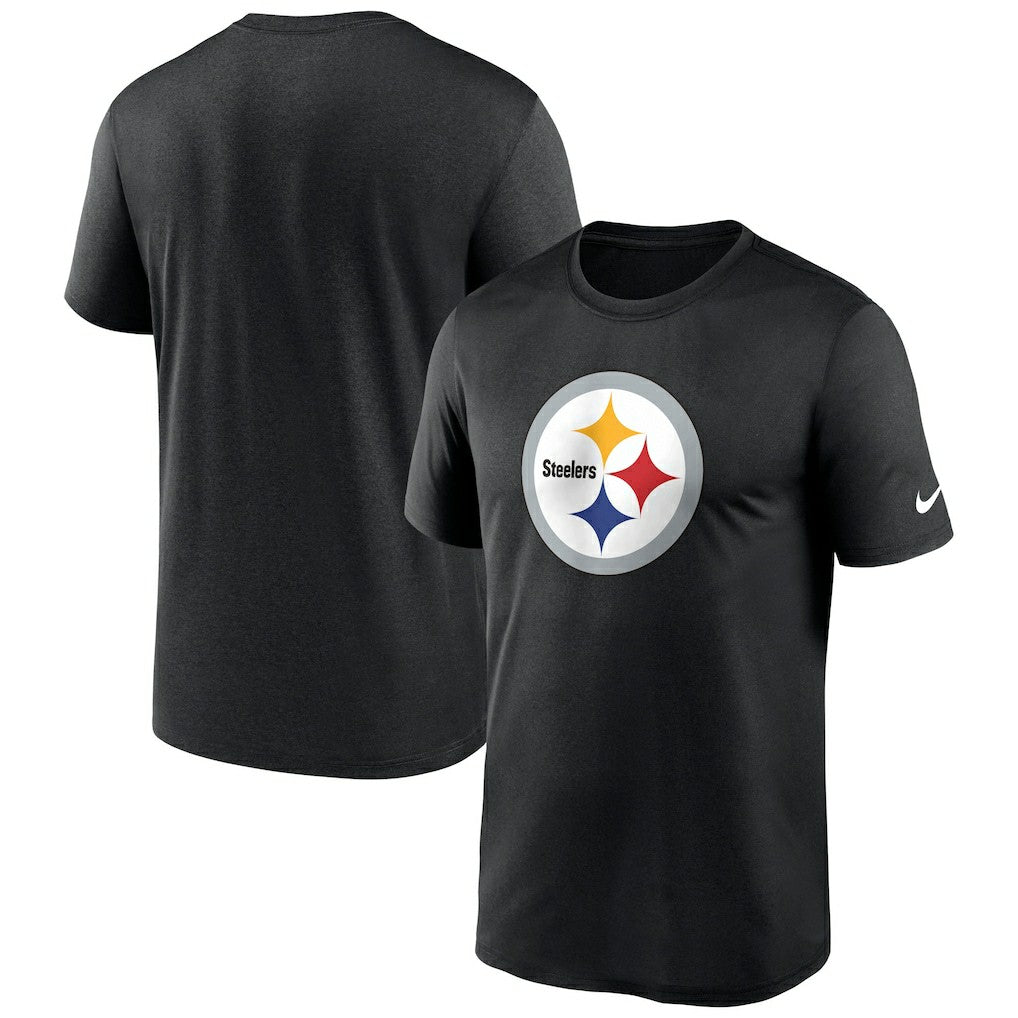 Pittsburgh Steelers Primetime Legend Logo Performance T-Shirt - Black - Nike