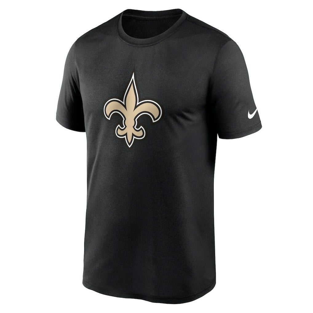 New Orleans Saints Primetime Legend Logo Performance T-Shirt - Black - Nike
