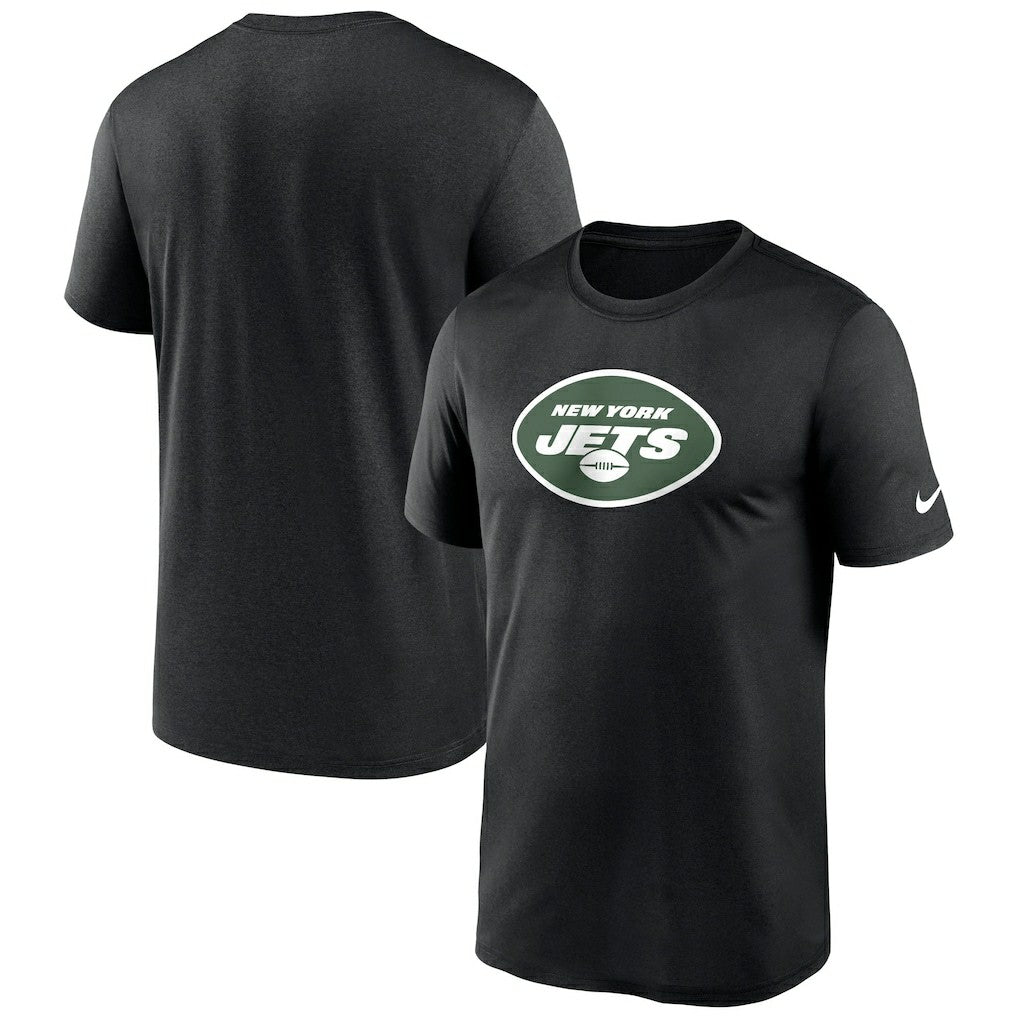 New York Jets Primetime Legend Logo Performance T-Shirt - Black - Nike
