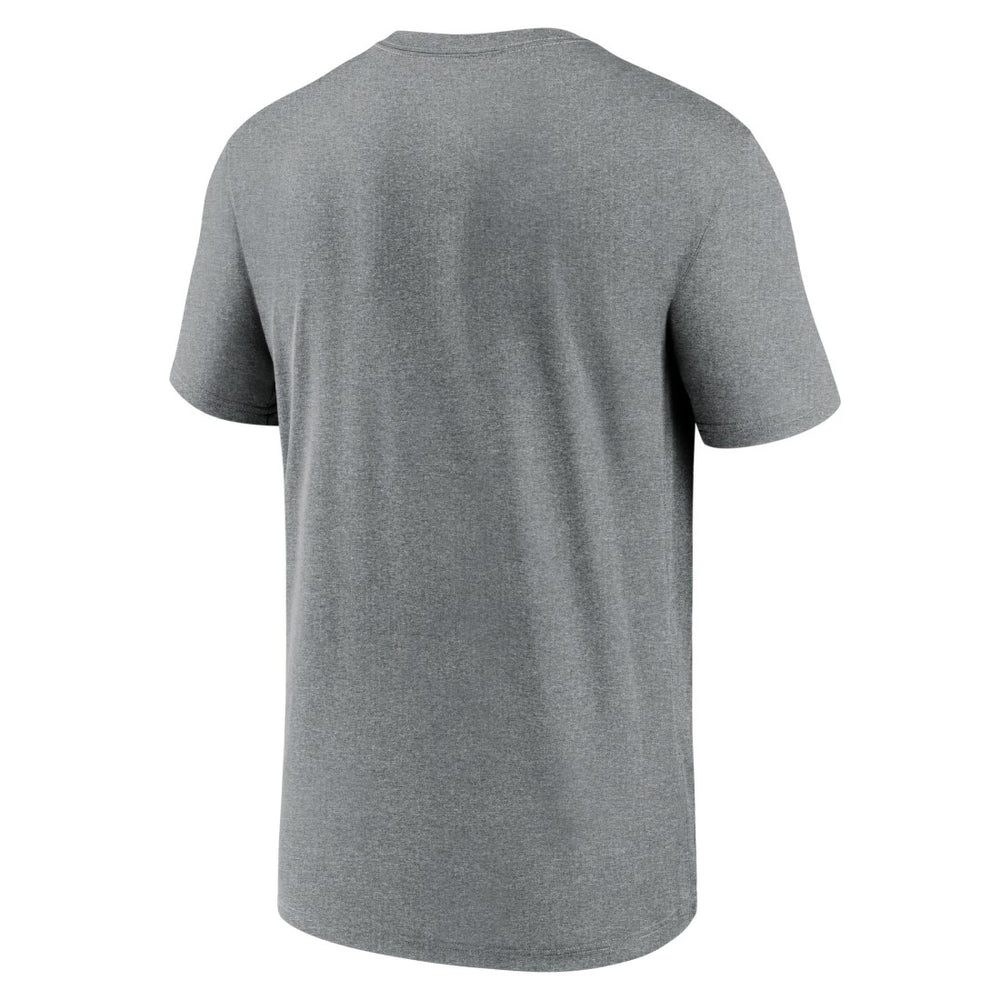 Green Bay Packers Primetime Legend Logo Performance T-Shirt - Heather Charcoal - Nike