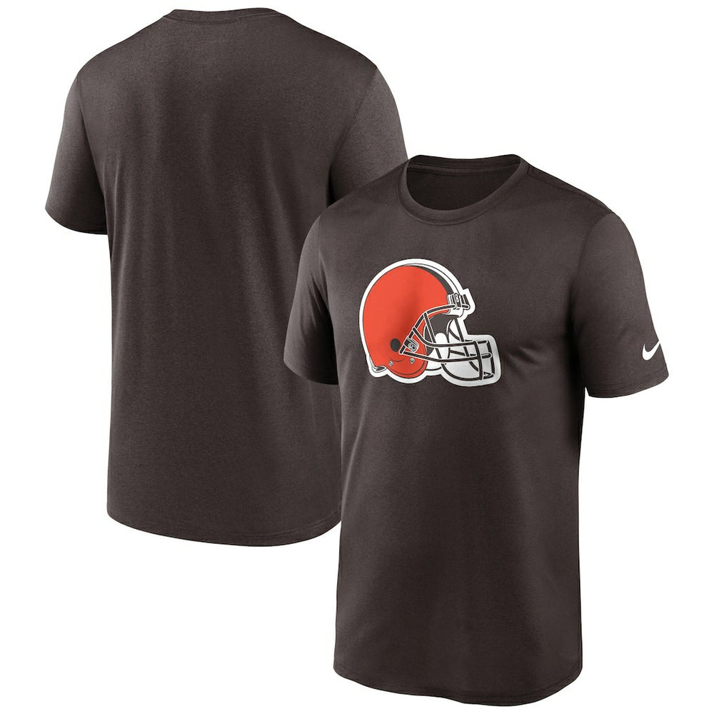 Cleveland Browns Primetime Legend Logo Performance T-Shirt - Brown - Nike