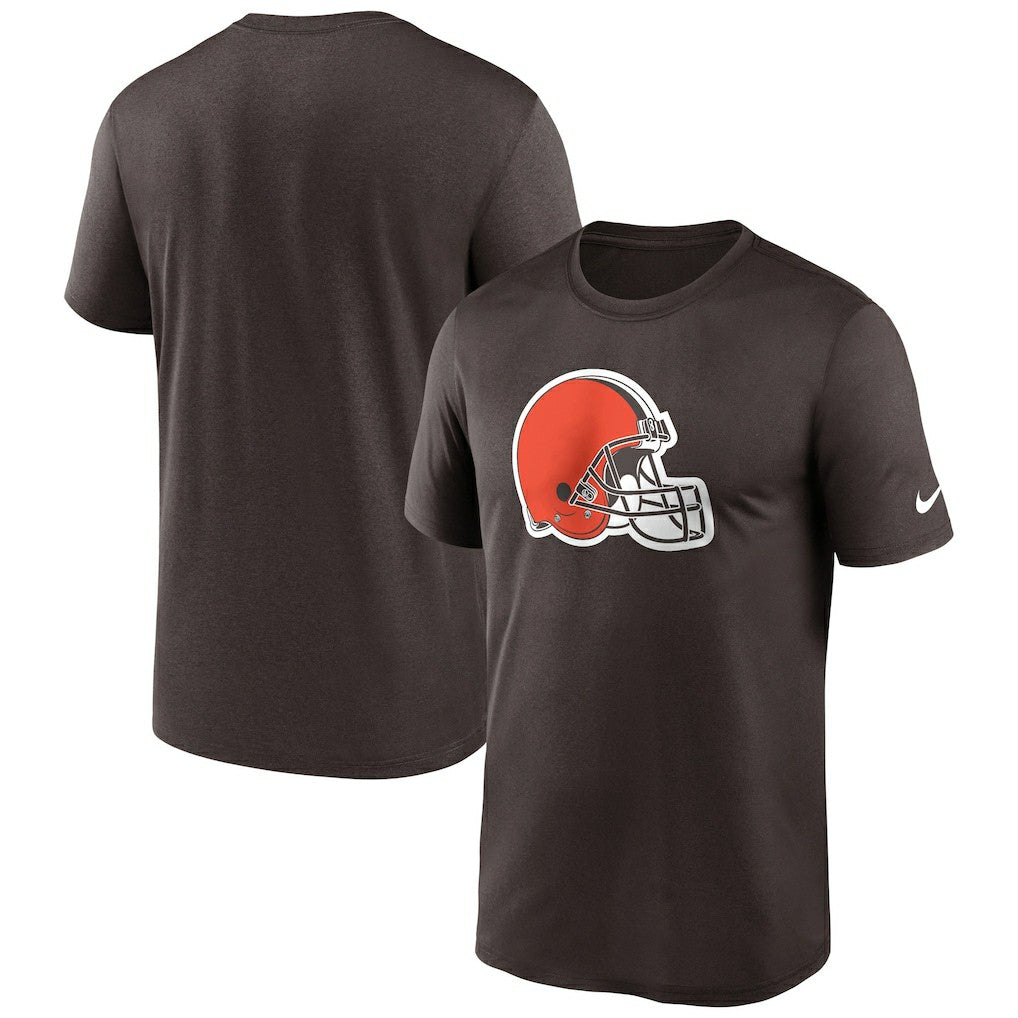 Cleveland Browns Primetime Legend Logo Performance T-Shirt - Brown - Nike