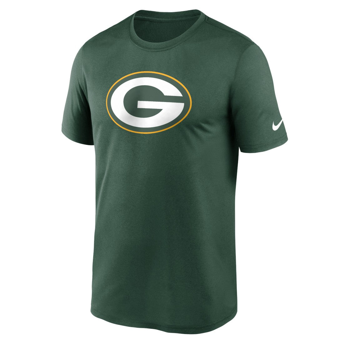 Green Bay Packers Primetime Legend Logo Performance T-Shirt - Green - Nike