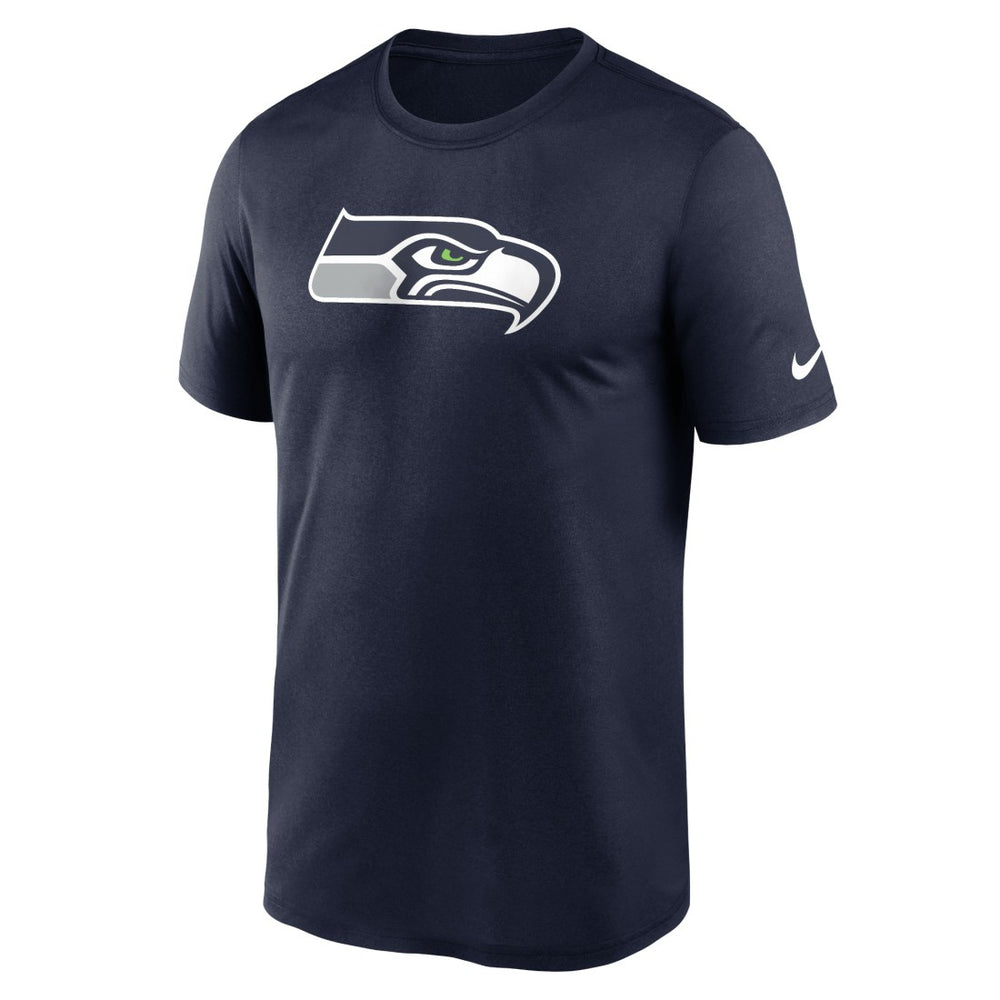 Seattle Seahawks Primetime Legend Logo Performance T-Shirt - College Navy - Nike